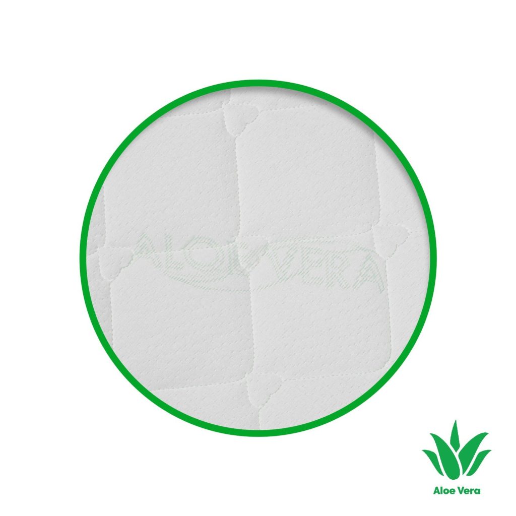 Materac Badum Premium Baby Aero 3D Optima: dzianina pokrowca Aloe Vera
